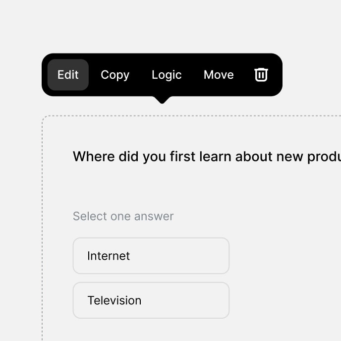 Create a questionnaire in less than one minute