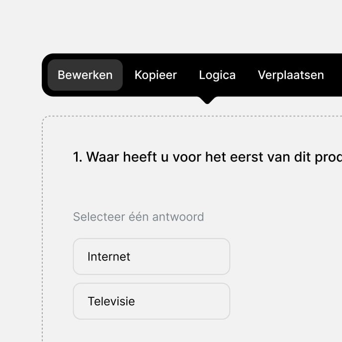 Maak een vragenlijst in minder dan een minuut