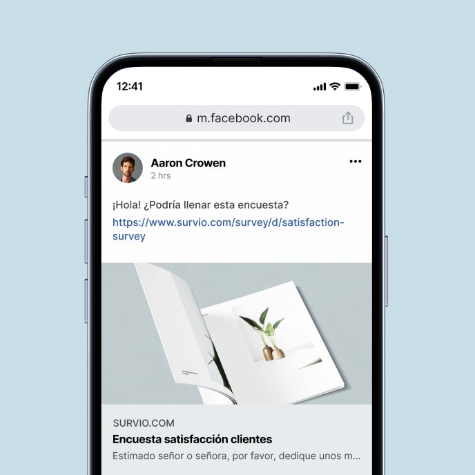 Recolecta respuestas en varios canales